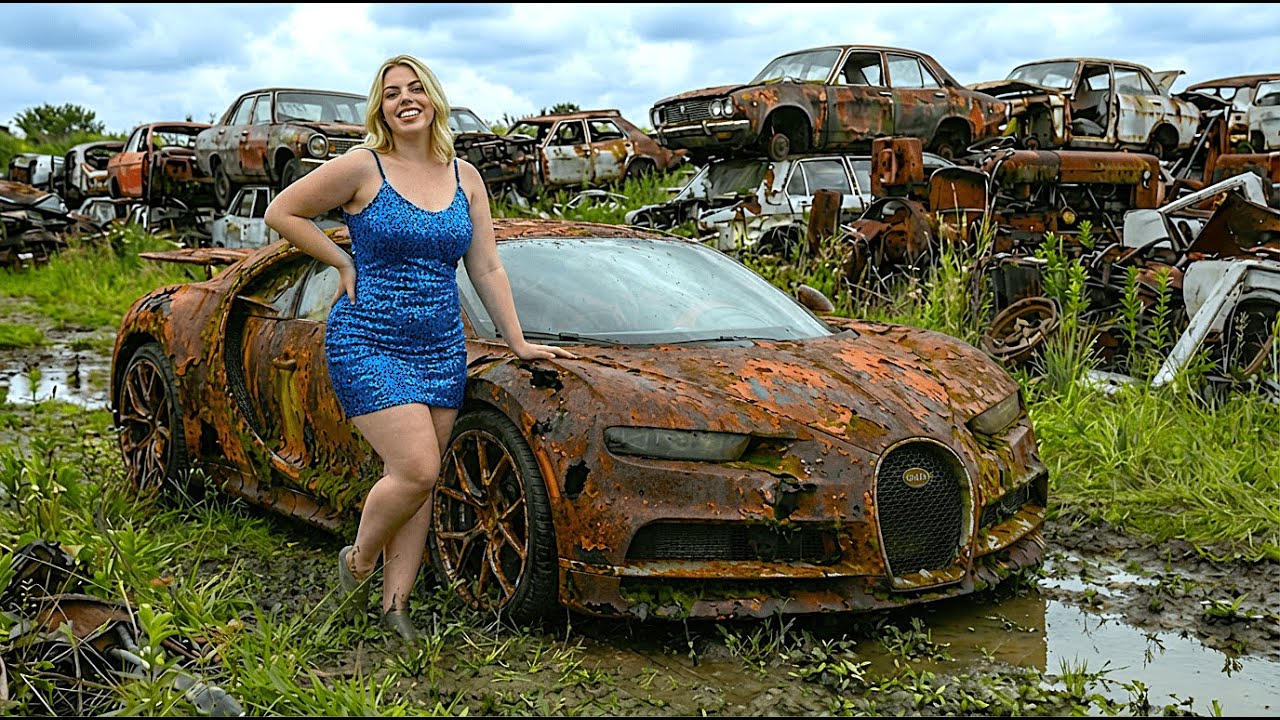 $3M Bugatti Chiron Restored From Scrap Metal | Car Restoration (ASMR)