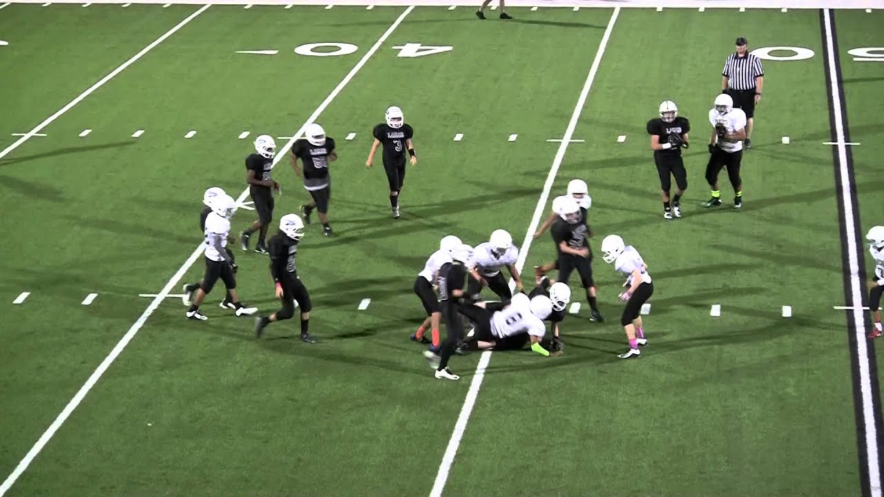 2015 Lamar Scotties vs Paredes Pumas - 7th grade football