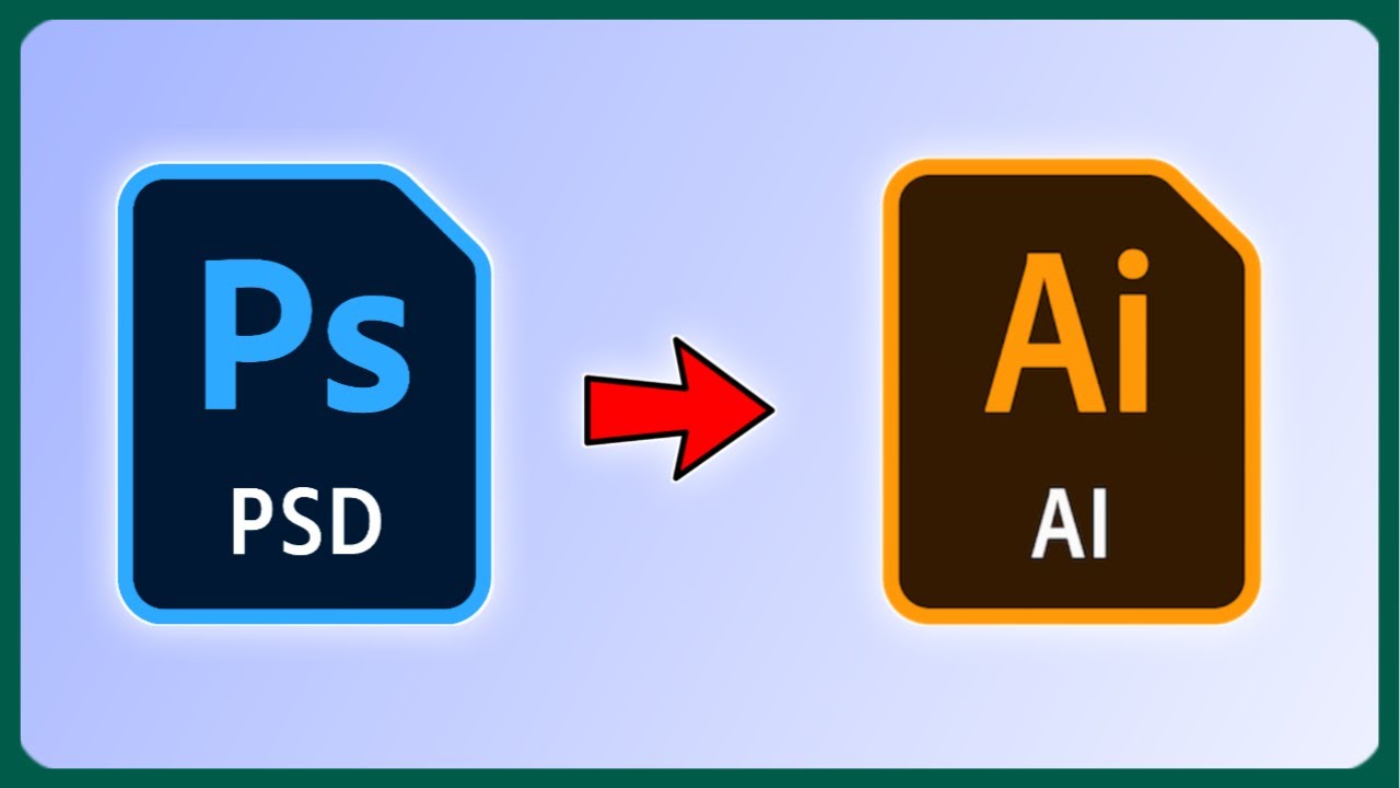 Как конвертировать PSD-файл Photoshop в Illustrator AI