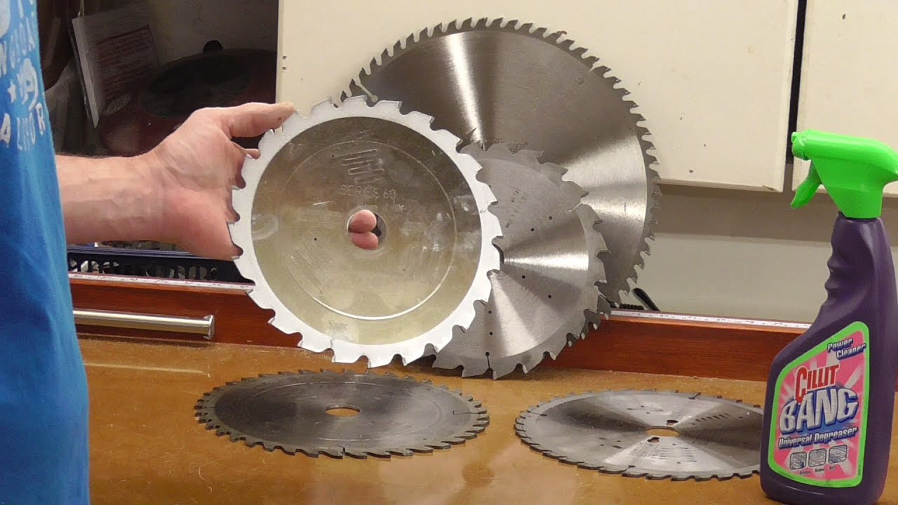 Power Saw Blade Cleaning quick & cheap