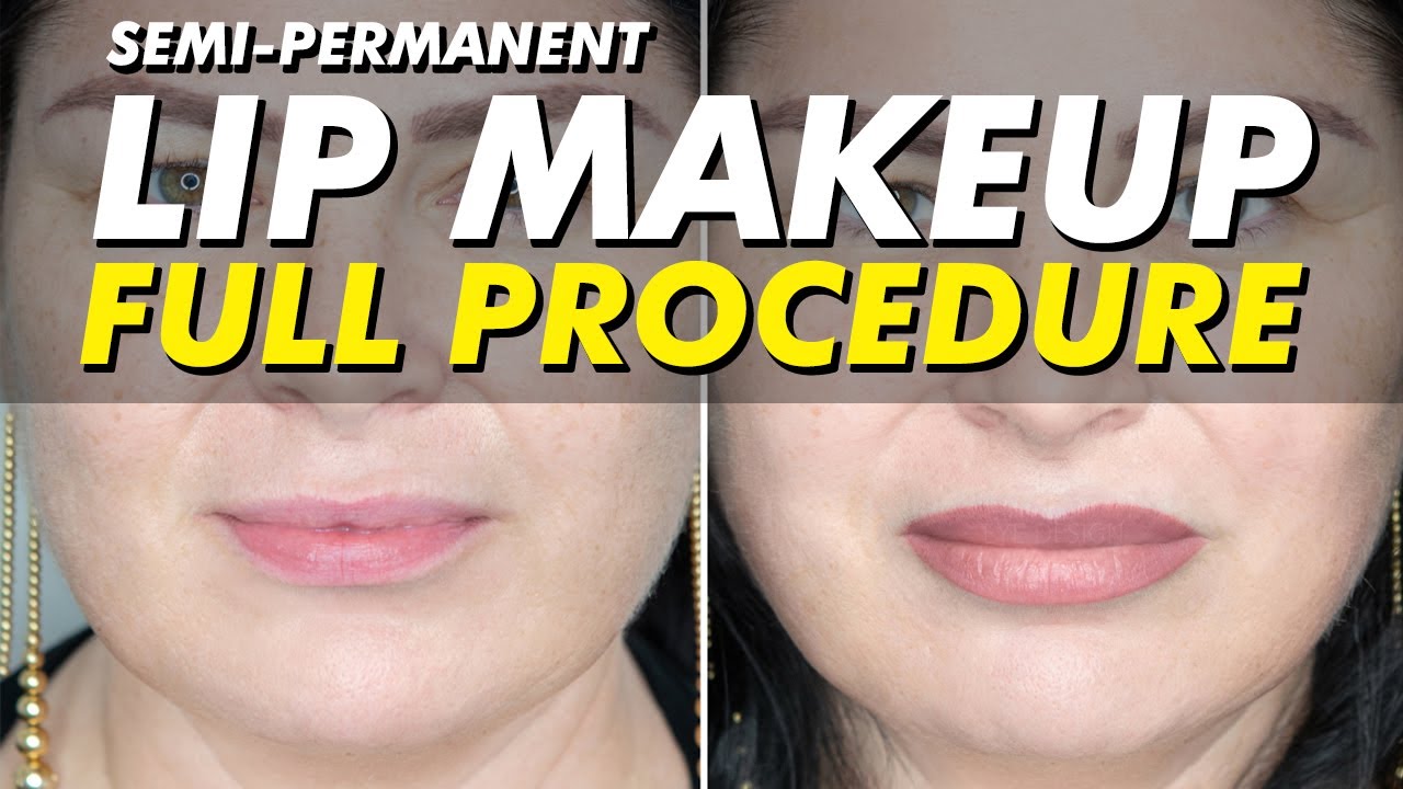 Lip liner tattoo | Permanent makeup before & after | Eye Design New York