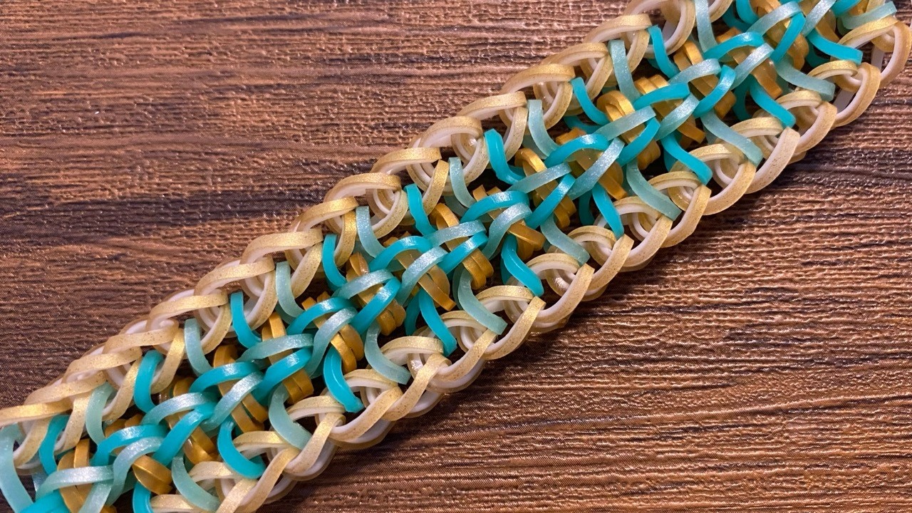 Cage Thoracique Bracelet | Rainbow Loom Hook Only Tutorial