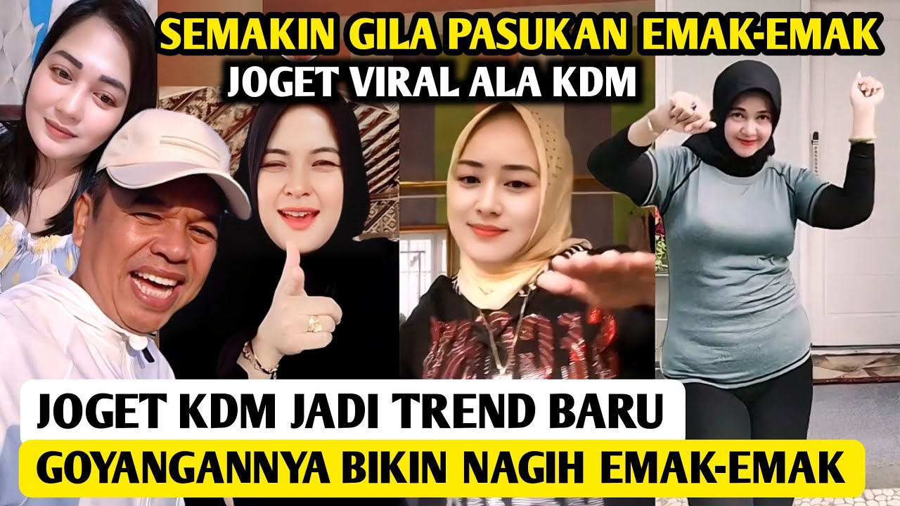 MAKIN GILA‼️ JOGET KDM VIRAL DISERBU PASUKAN EMAK-EMAK SAMPAI JADI TREND BARU
