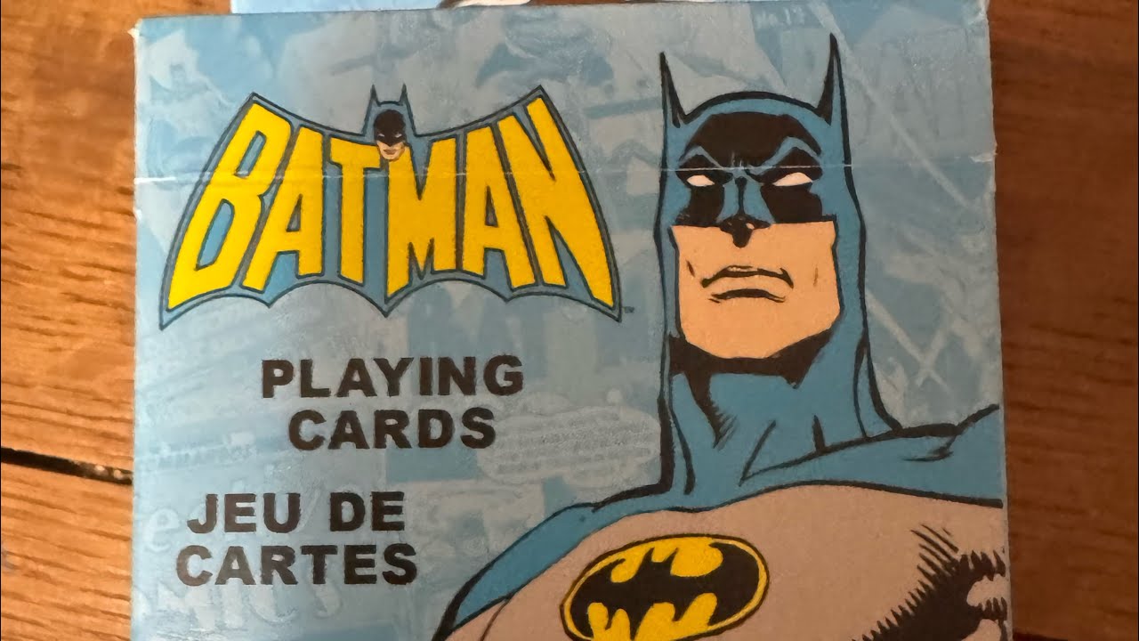 Dollar tree playing cards part 2: The Batman Deck!