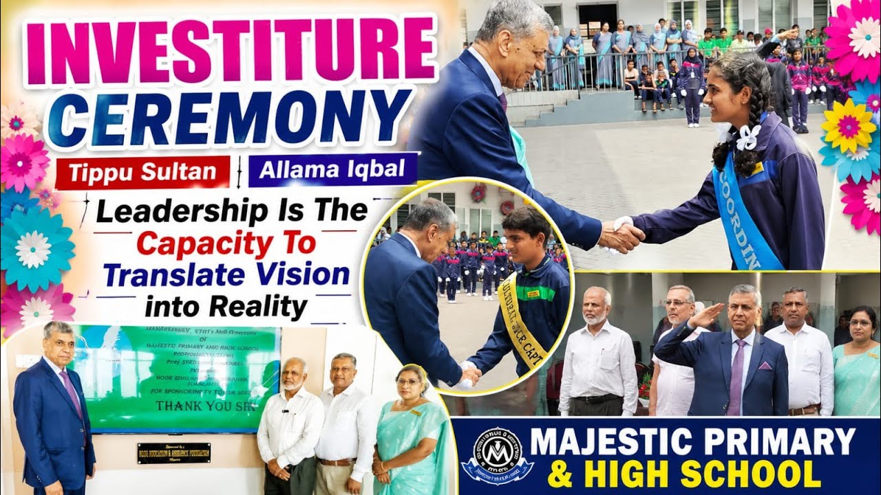 Investiture Ceremony and Honouring Professor Syed Akhil Ahmed By Majestic School Management