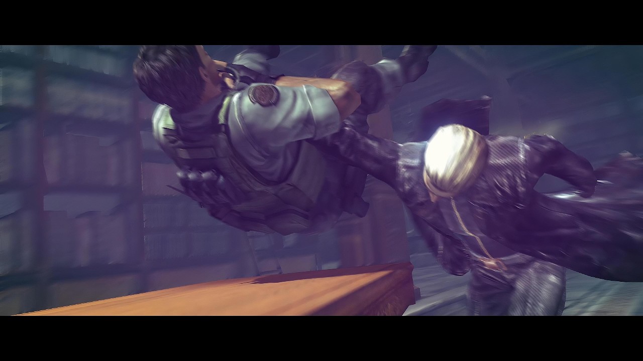 Chris & Jill vs Wesker   “Fight” 1.   RE5