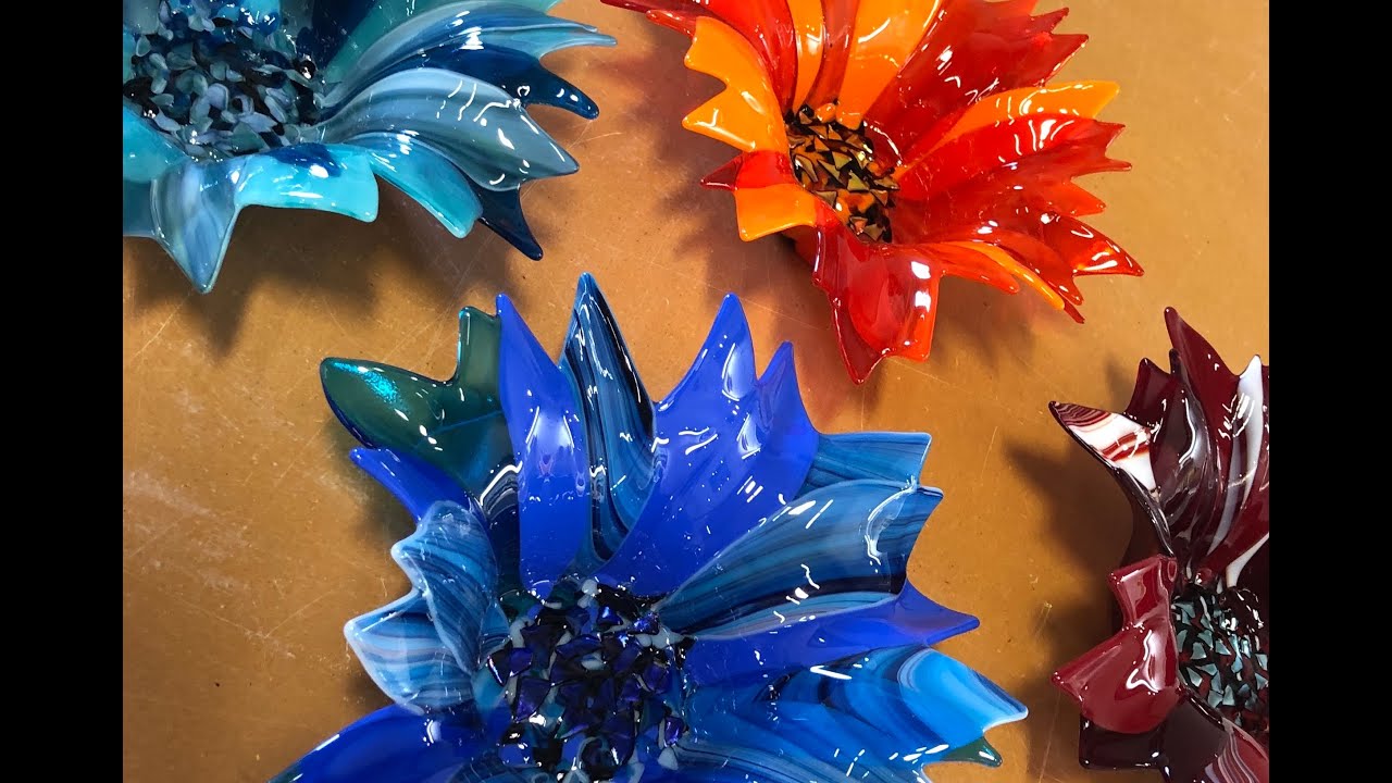 Fused Glass Flowers