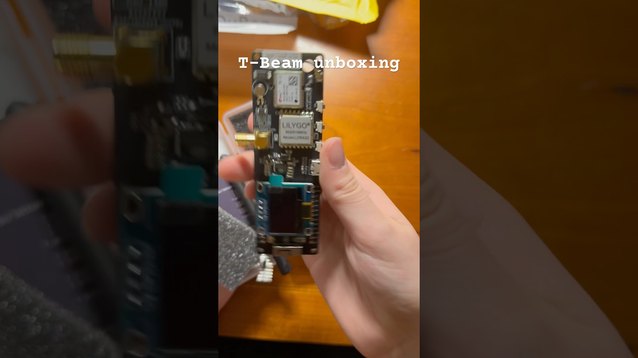 Lilygo t beam unboxing #lilygo #hacker #hack #meshtastic