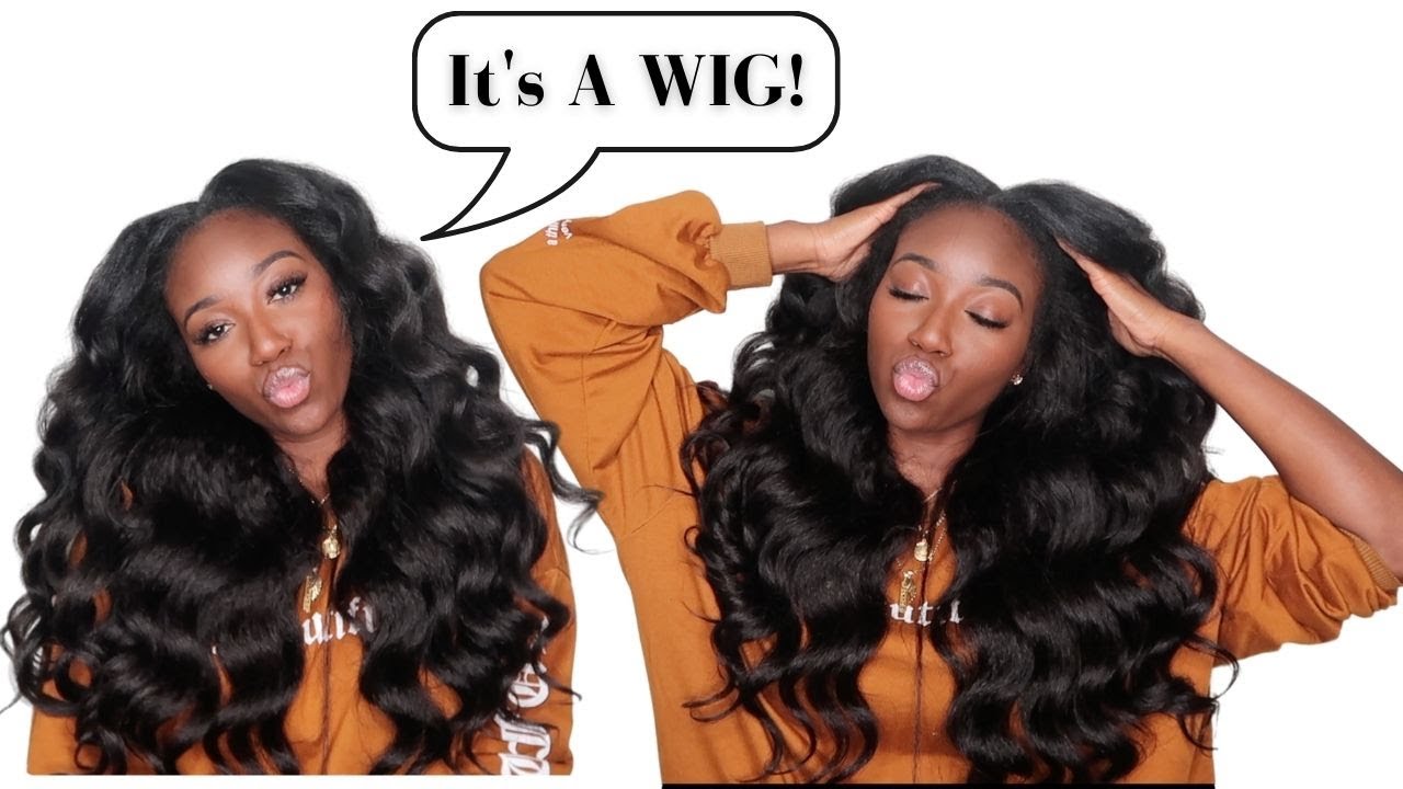 😱 BEST KINKY STRAIGHT U PART WIG! | BLOW OUT WAND CURLS FT WIGGINS HAIR | BONUS FEATURE GRWM 😉