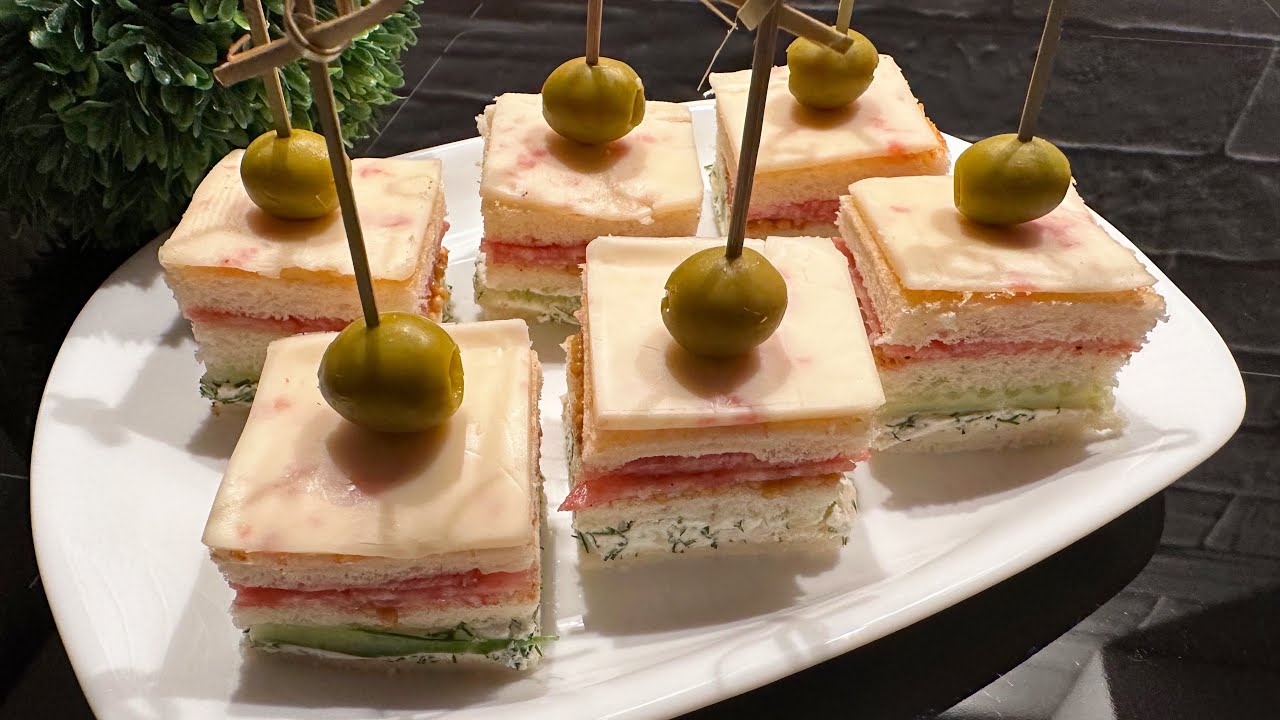 Быстрая летняя закуска для вечеринки! Вкусные закуски для вечеринок и фуршетов за 5 минут!