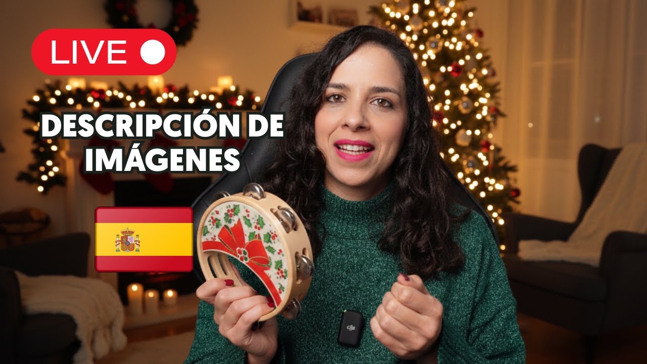 🔴DIRECTO: Descripción de imágenes en ESPAÑOL || María Español - Aprender español