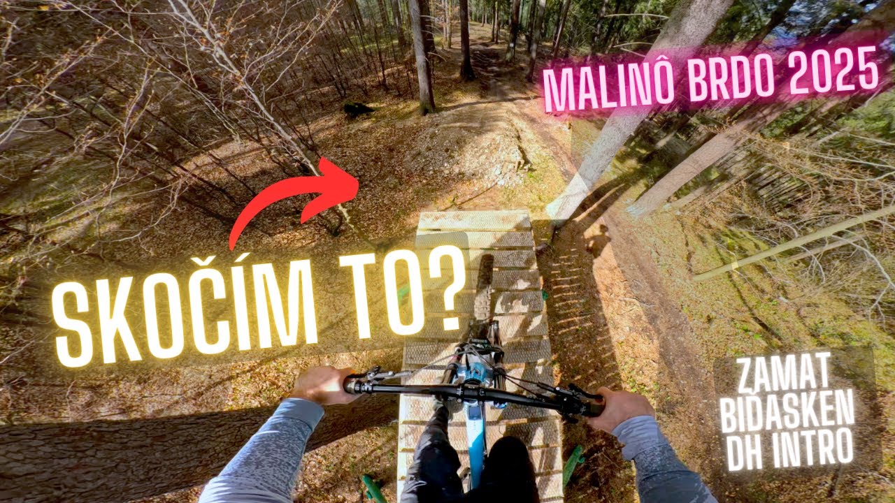 Bikepark Malinô Brdo 2025 – Novinky & Traily: Modrý Zamat, Biďasken, DH Intro!