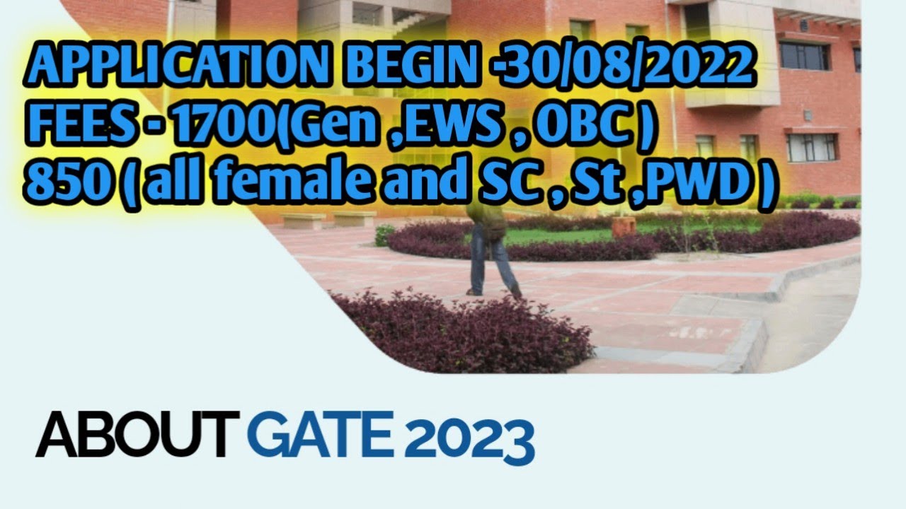 GATE 2023 Notification