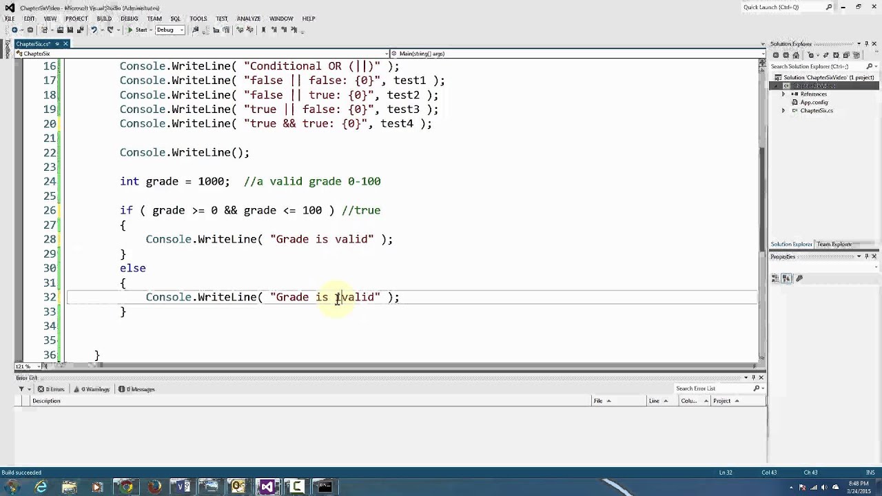 C# Programming: Repetition Statements, Logical Operators, and Switch Statement