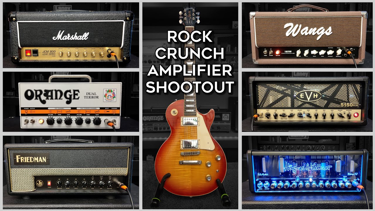 ROCK CRUNCH Amplifier Shootout! (Marshall, Friedman, Orange, EVH, Wangs & H&K)