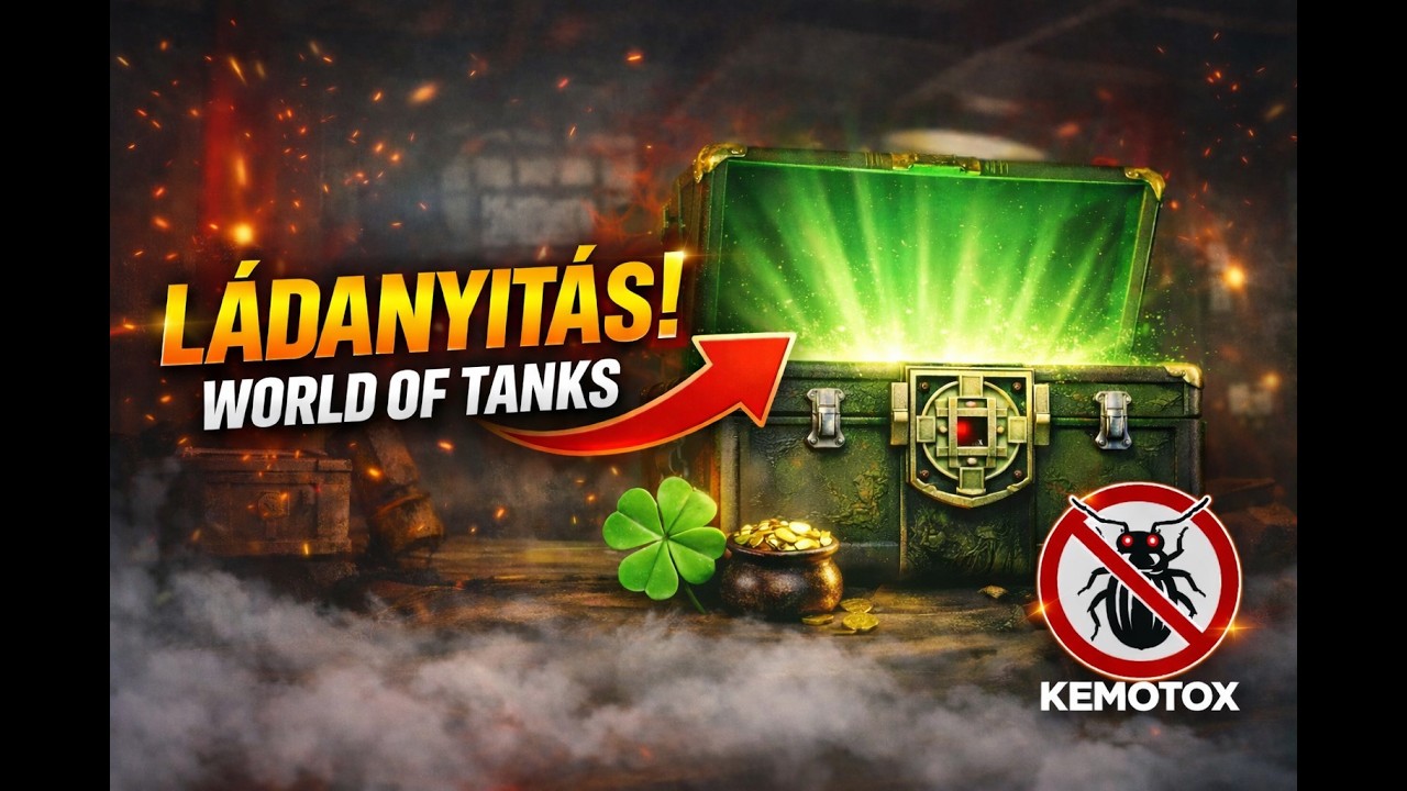 !!World of Tanks!! Szent Patrik ládák nyitása kisebb szerencsével..