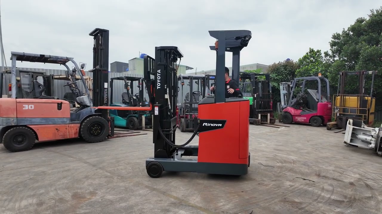 Xe nâng điện TOYOTA 1.3Ton nâng cao 4m5 sx2020 đẹp như xe mới #xenângnhậtbãi #xenangdien 