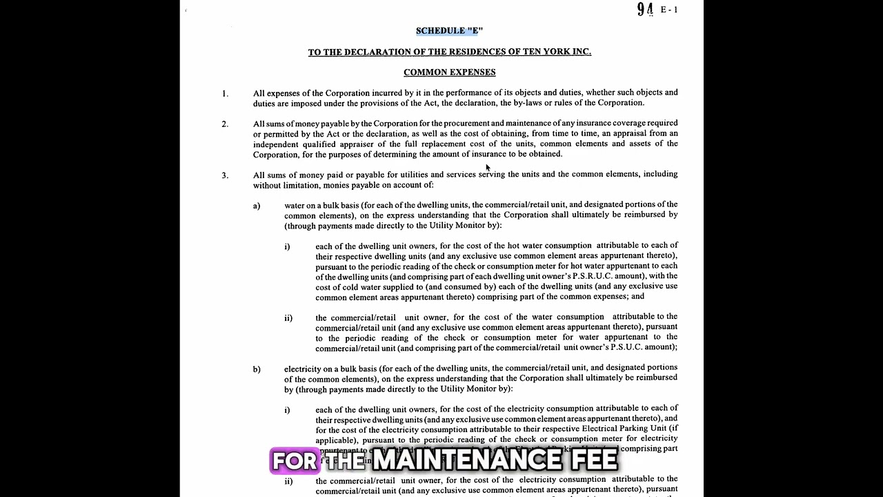 Before You Lease or Sell: Know What Your Maintenance Fee Covers