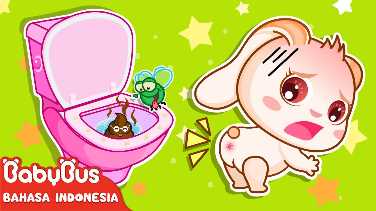 Aku Bisa Pergi ke Toilet Sendirian | Kebiasaan Baik Anak-anak | Lagu Anak | BabyBus Bahasa Indonesia