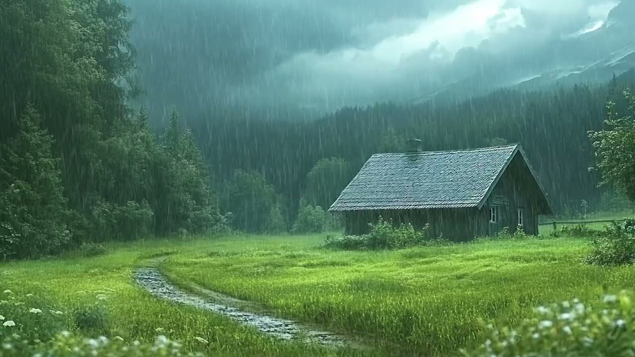 Rain Deep in the Forest to Calm the Mind | Relax Quickly and Sleep Better