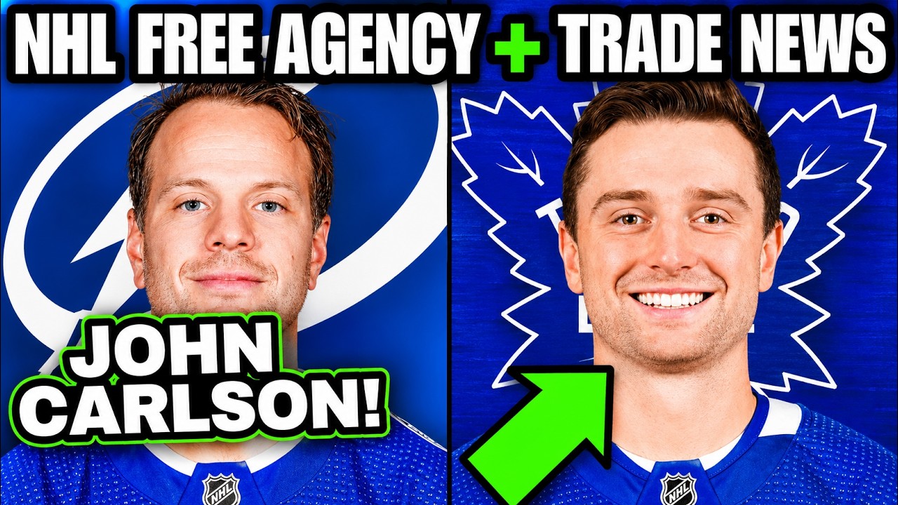 John Carlson SIGNS With Lightning! Thomas Harley to Leafs? | NHL Free Agency & Trade Rumours