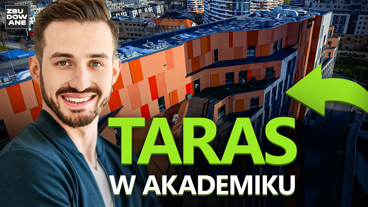 Taras z widokiem na Wawel w Akademiku Student Depot #Zbudowane