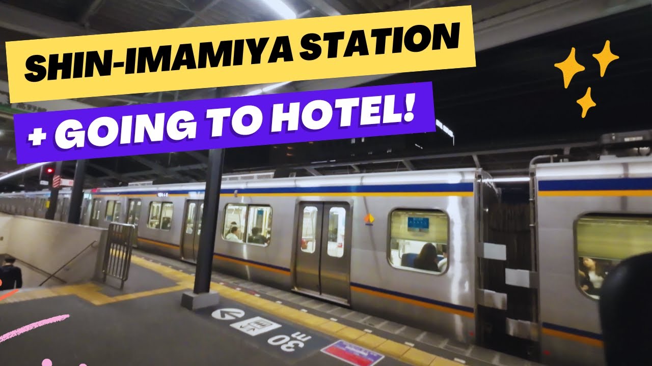 SHIN-IMAMIYA station + going to HOTEL in OSAKA JAPAN 🇯🇵 | Marwin Cabuhat