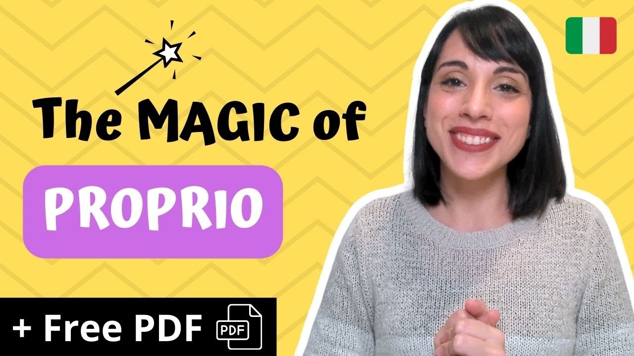 The MAGIC of PROPRIO: 3 Ways Italians Use It Every Day 🤌