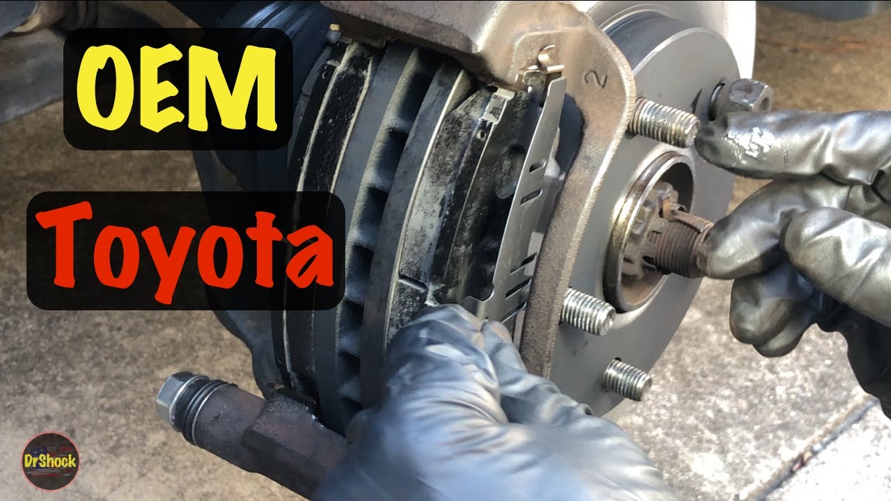 1997 - 2001 Toyota Camry 2.2L 5S-FE Engine Front Brake Discs, Pads, Shims, and Hardware Replacement