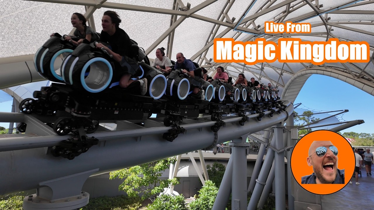 🔴 LIVE: Magic Kingdom Thrills & Chills! - Riding TRON + Haunted Mansion & Pirates!
