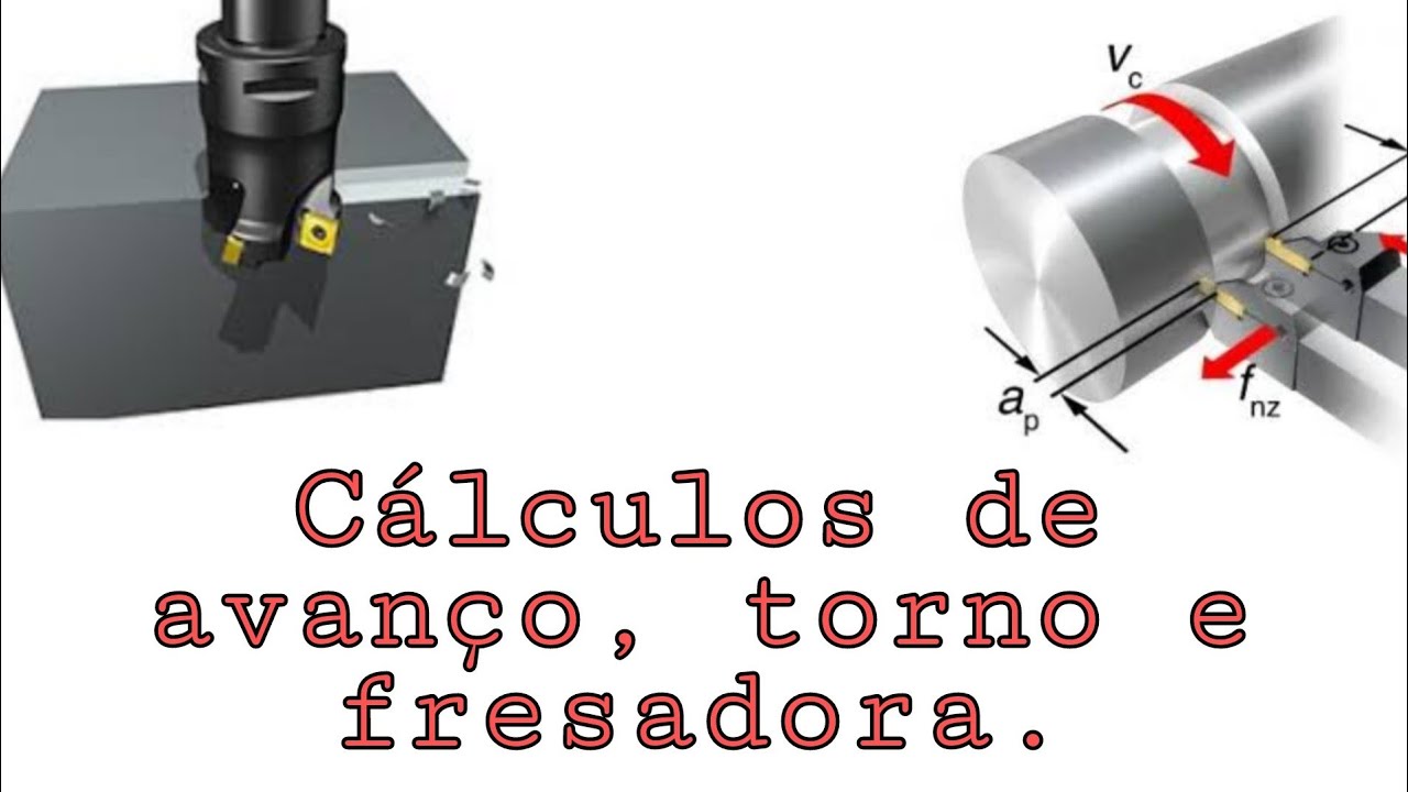 cálculo técnico de avanço lateral, torno e fresadora, conceitos, fórmulas, dicas e macetes...