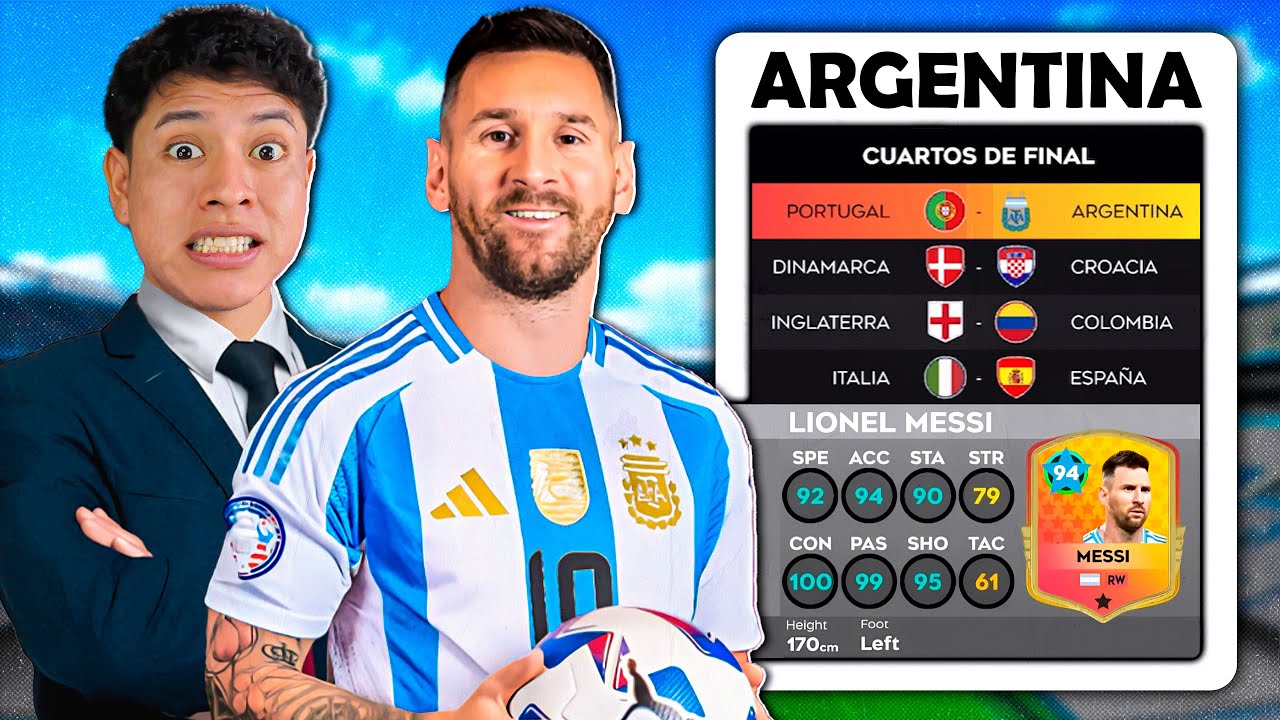 Fiché a MESSI Para Jugar El Mundial en DLS2025 y PASÓ ESTO..