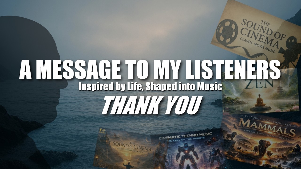A message to my listeners - Inspired by Life, Shaped into Music