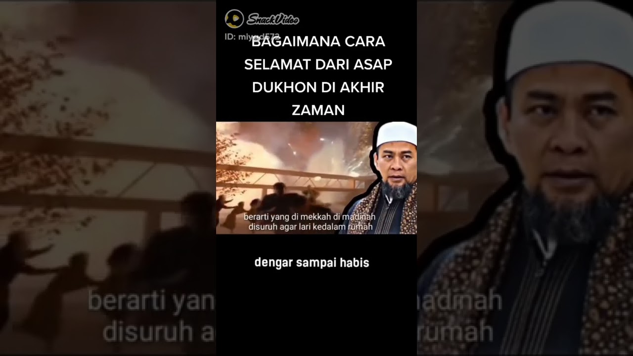 cara menyelamatkan diri dari asap dukhon