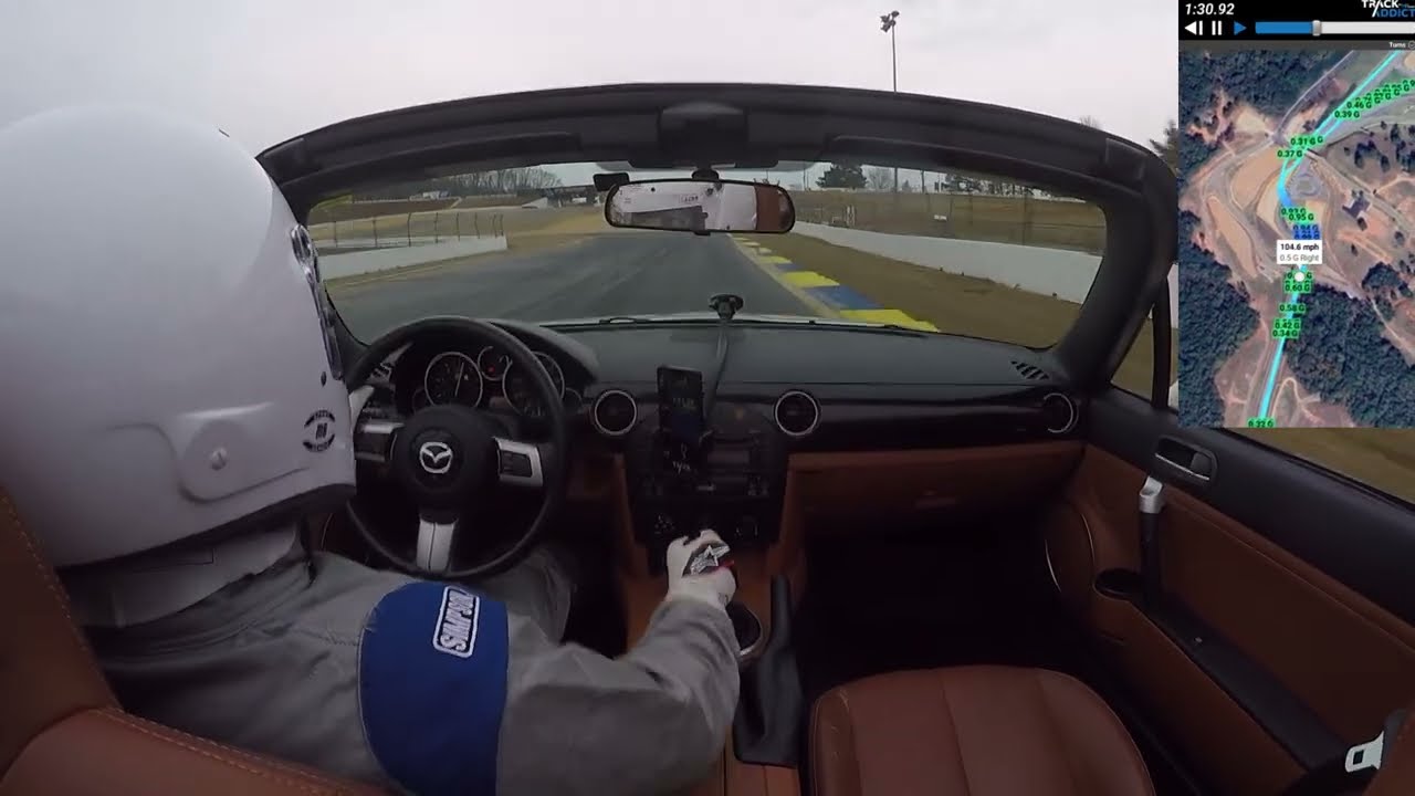 Mazda MX-5 Miata (NC1) at Road Atlanta with Just Track It 1:50.12