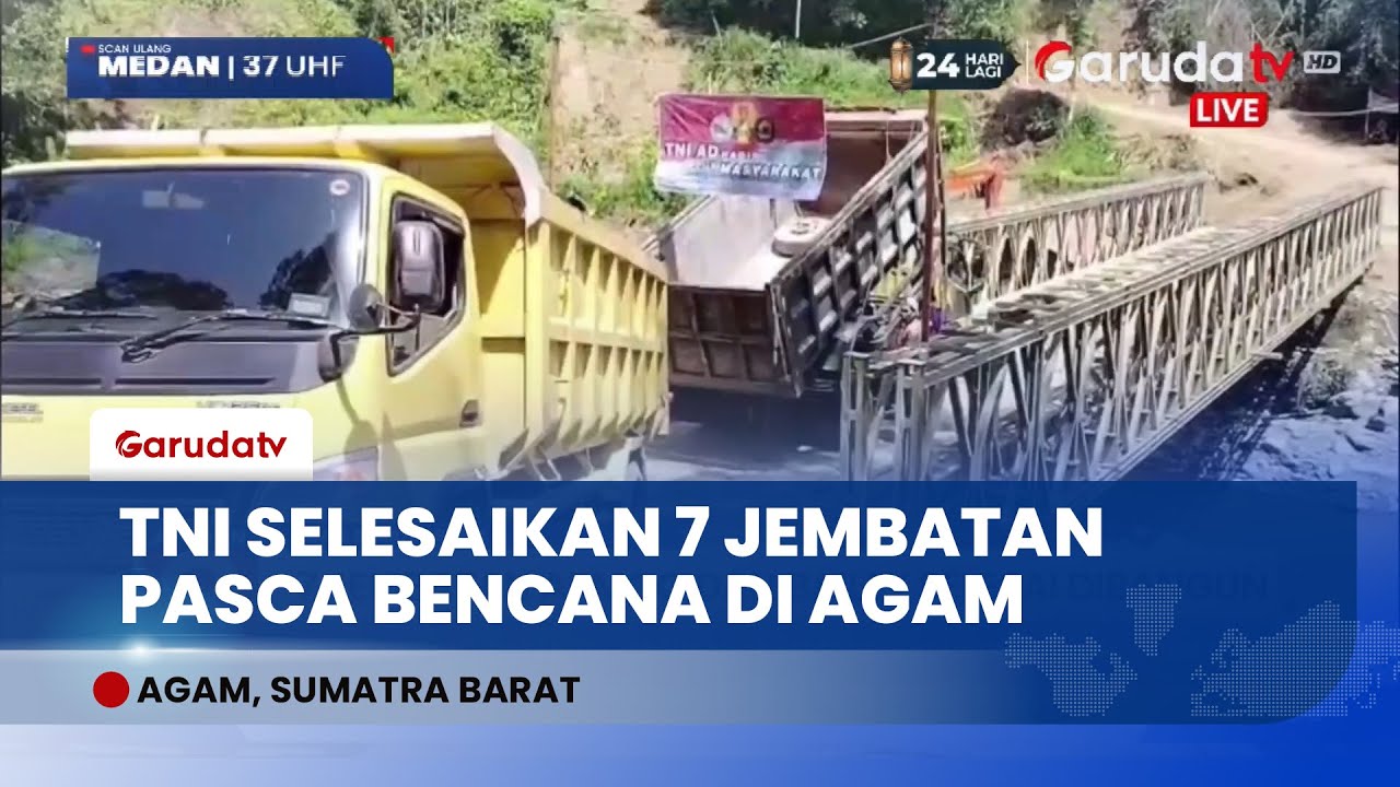 TNI Tuntaskan Pembangunan Tujuh Jembatan Di Kabupaten Agam