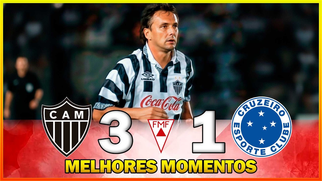 ATLÉTICO-MG 3 x 1 CRUZEIRO ● MELHORES MOMENTOS ● CAMPEONATO MINEIRO 1995 ● JOGO DO TÍTULO