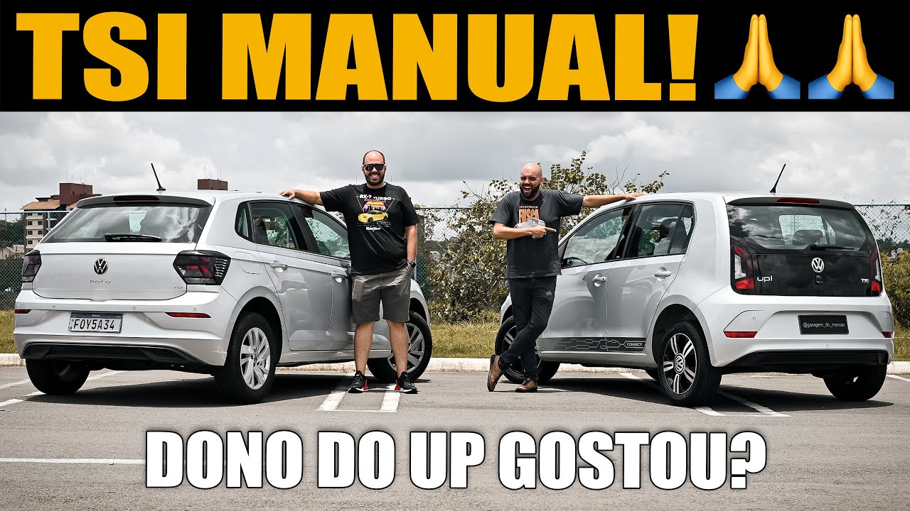 POLO TSI ou UP TSI? Levamos o dono do UP para conhecer o Polo 2023 turbo com câmbio manual!