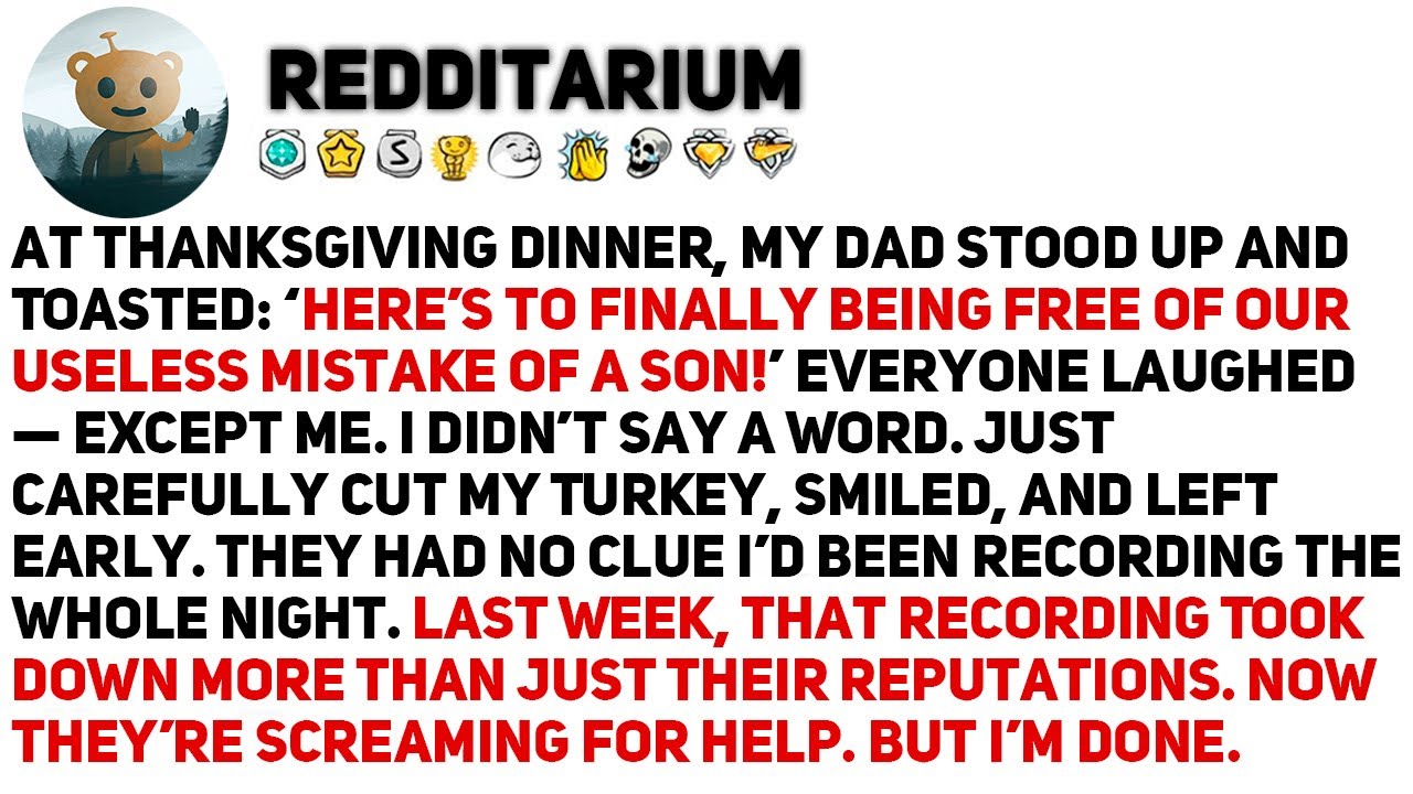 At Thanksgiving Dinner, My Dad Stood Up and Toasted: ‘Here’s to Finally Being Free of Our Useless...