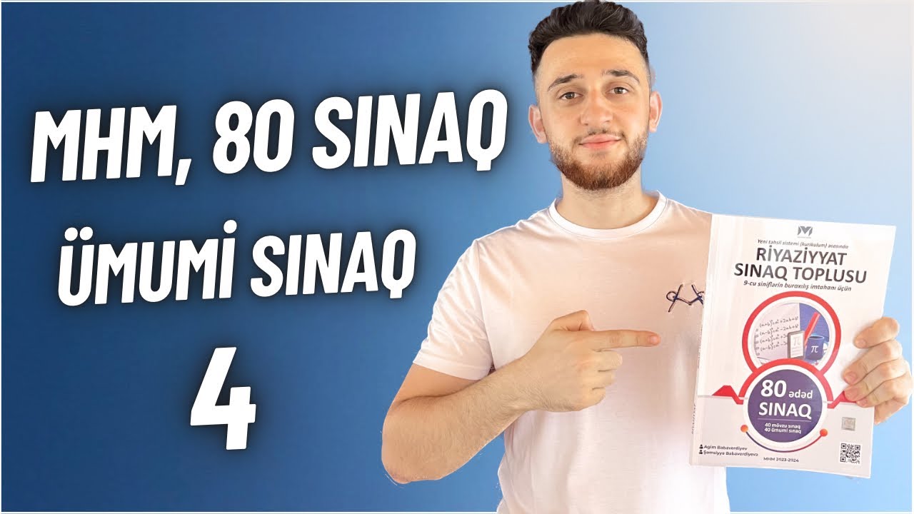 ✅♨️ 2024 9-cu sinif Buraxılış | Ümumi sınaq 4 (80 sınaq)