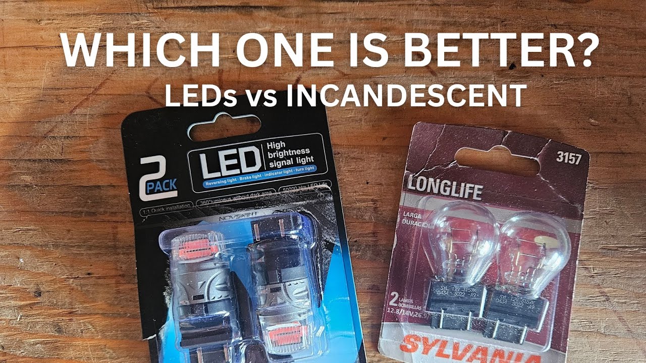 A REVIEW of LEDs vs. INCANDESCENT LIGHTS on my 2012 Ford Escape!  Let's Go!!