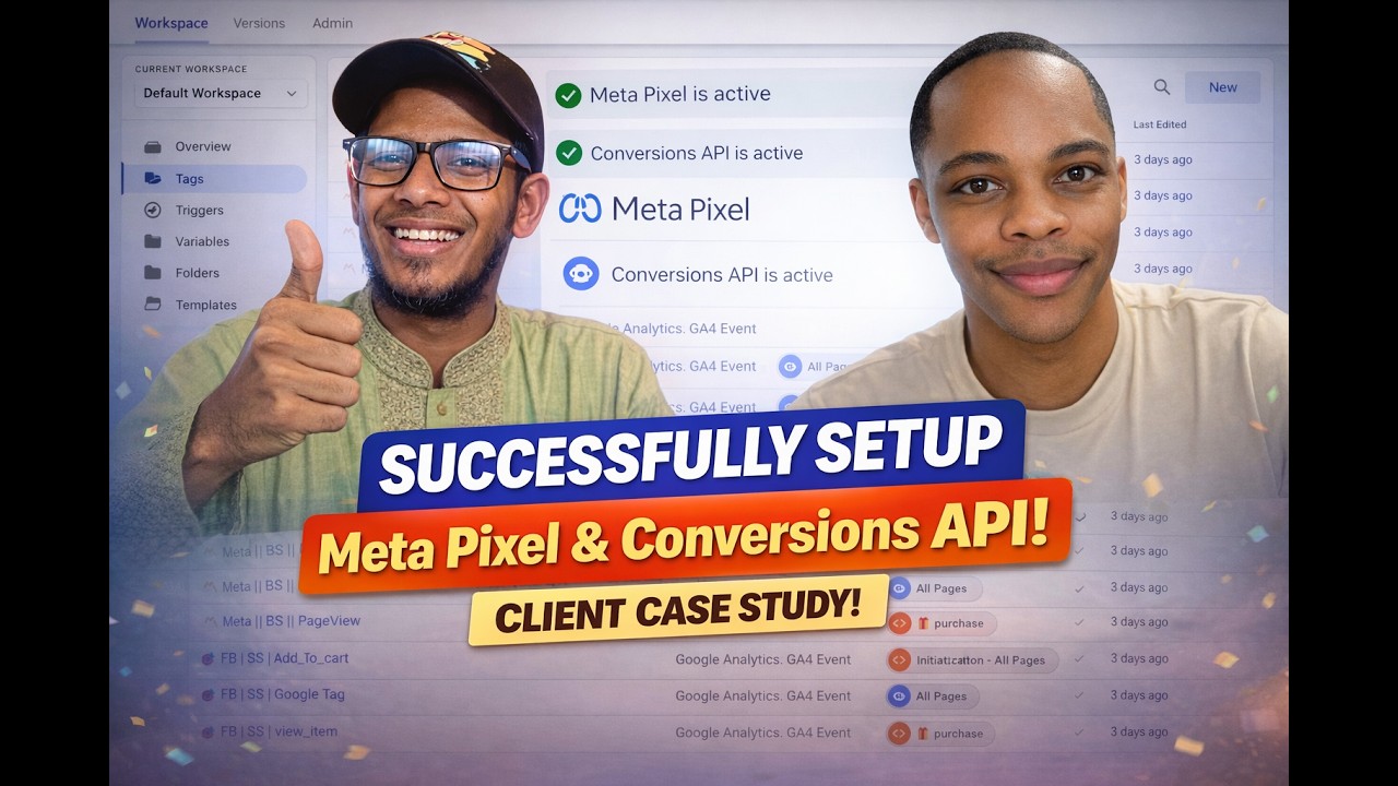 Meta Pixel and CAPI Tracking Problem? Fix for Shopify Store use GTM and Stape.io