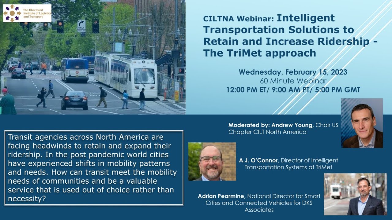 &ldquo;Intelligent Transportation Solutions to Retain and Increase Ridership &ndash; The TriMet approach&rdquo;