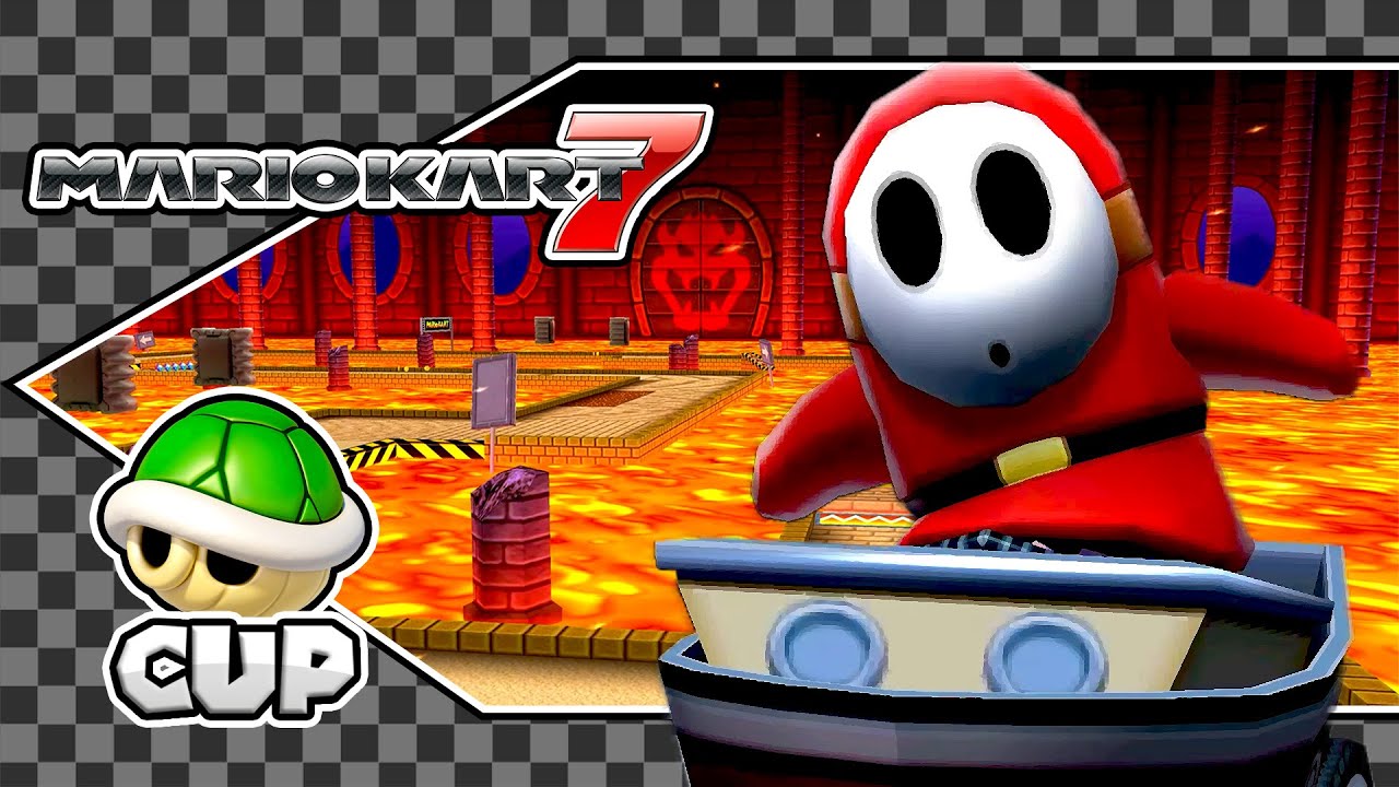 Mario Kart 7: Shy Guy / Shell Cup (150CC) [4K]