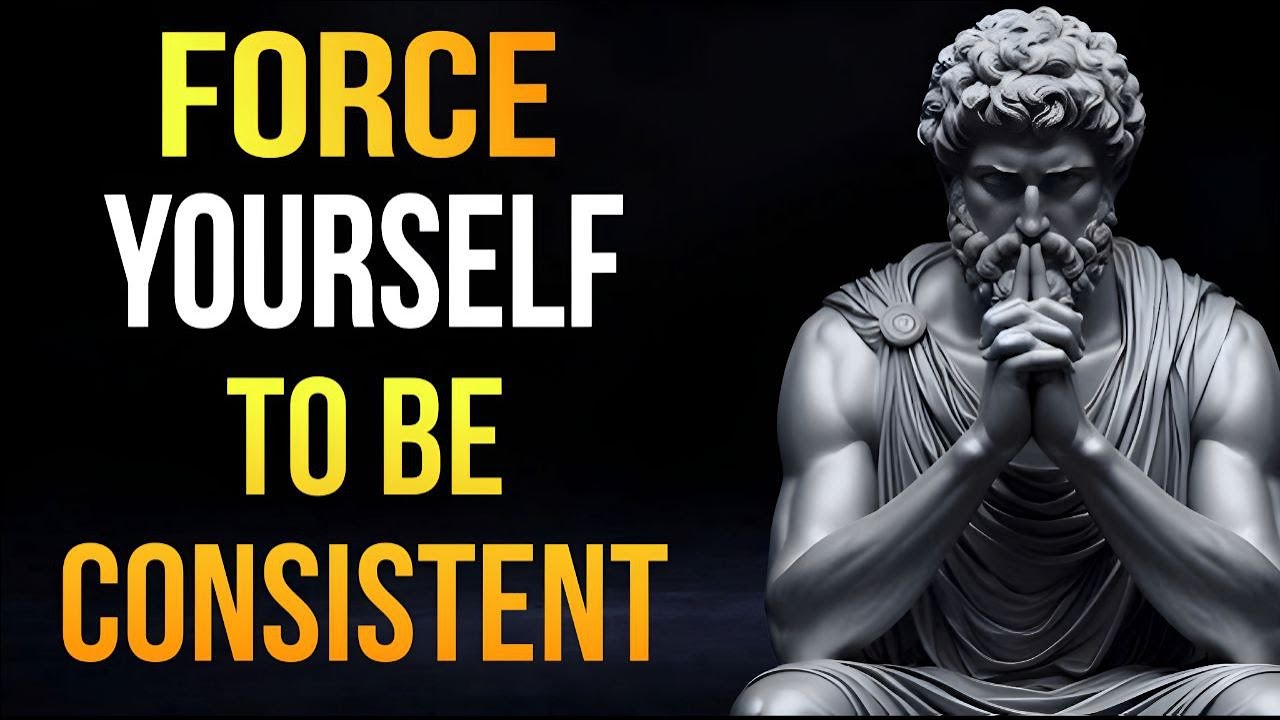 Force Yourself to Be Consistent | Stoic Motivation to Rebuild Discipline