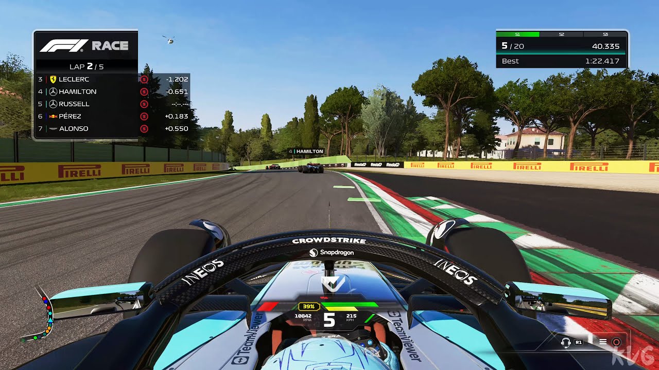 F1 24 - Imola Circuit (Emilia Romagna Grand Prix) - Gameplay (PS5 UHD) [4K60FPS]