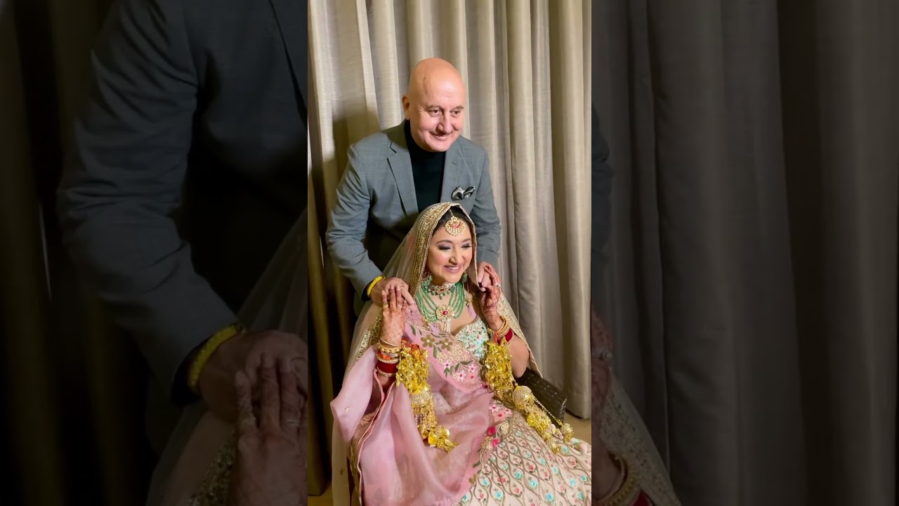 Anupam Kher At His Niece Vrinda&rsquo;s shaadi #AnupamKher #BigfatWedding