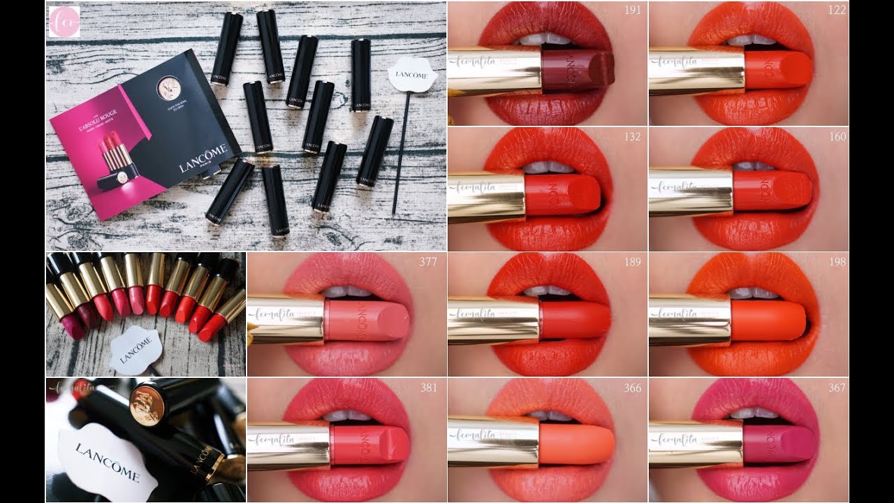 Feonalita Color Swatch [TH]⎜NEW Lancome L'Absolu Rouge