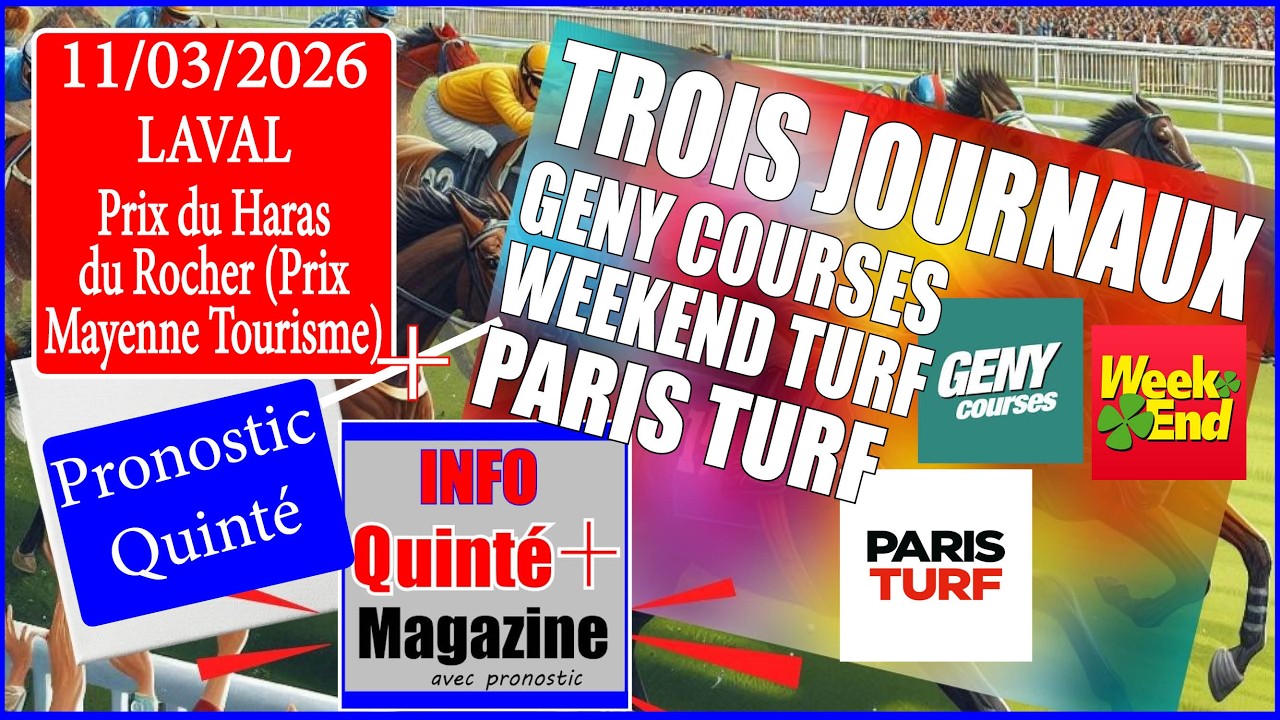 PRIX DU HARAS DU ROCHER – Laval | Informations et pronostics du 11 mars 2026