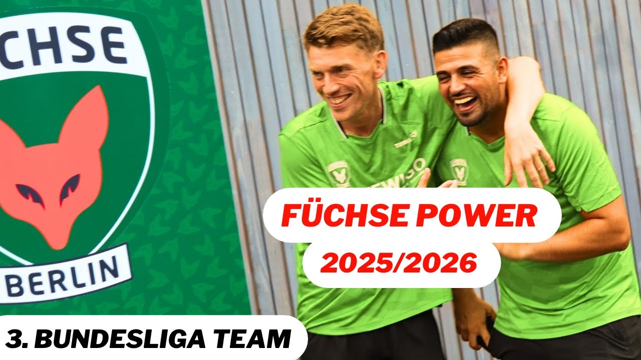 Füchse Berlin 2025/26 🦊 | 3. Bundesliga Tischtennis | Ein Team voller Berliner ❤️🏓